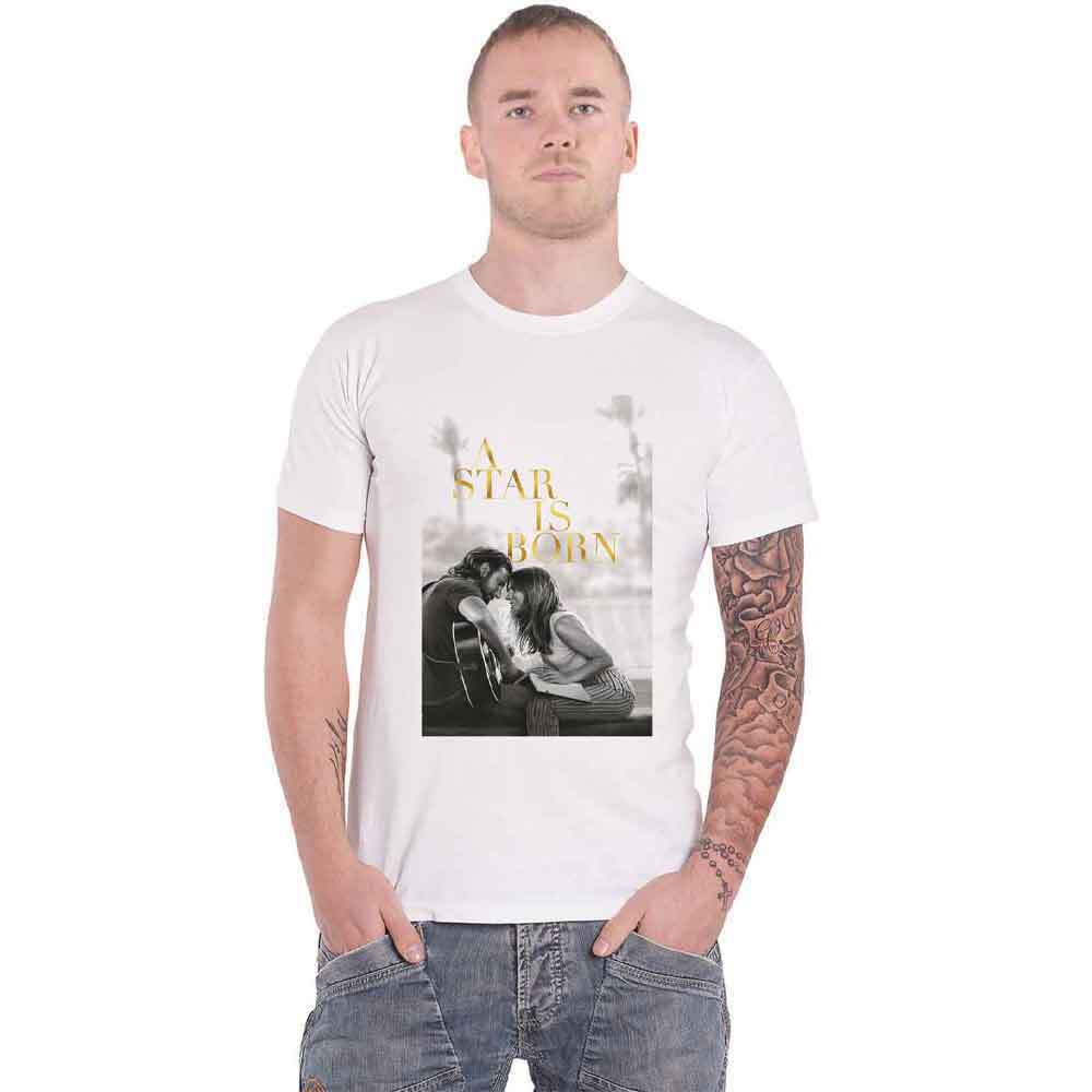 A Star Is Born Jack & Ally Movie Poster Official Mens White T-Shirt