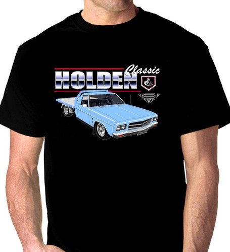 HQ HOLDEN 1 TONNER UTE FLAT BED UTE BLACK TSHIRT (10 CAR COLOURS) BIG FIT - Picture 4 of 20