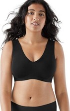 True Co. True Body Boost V-Neck Bra 14826G Black Small NWOT