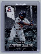 2021 Panini Prizm Draft Donta' Williams #PS-DW Power Surge Arizona Wildcats