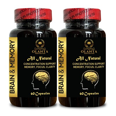 BRAIN MEMORY SUPPLEMENTS  Support Memory, Mental Clarity & Cognitive Improvement
