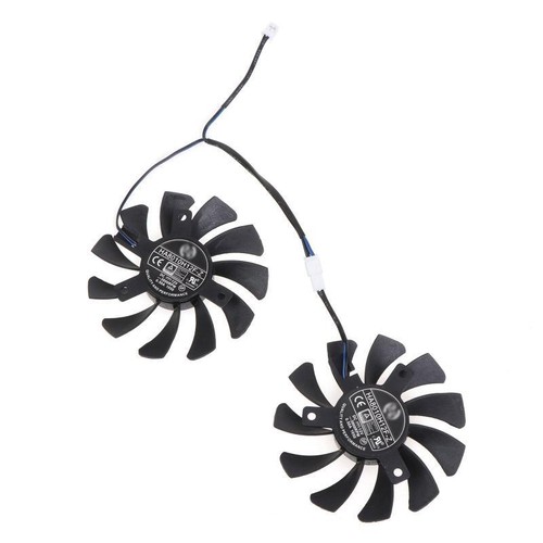 75MM HA8010H12F-Z 2Pin 12V 0.5A VGA Fan Graphics Card Cooling for MSI GeForce - Afbeelding 9 van 10