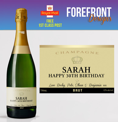 Bottiglia Di Vino Personalizzata Compleanno – Creative Salad - Foto 4