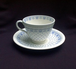 SET-OF-TWO-Copeland-Spode-Blue-Ermine-Centurion-Footed-Cup-And-Saucer-Sets