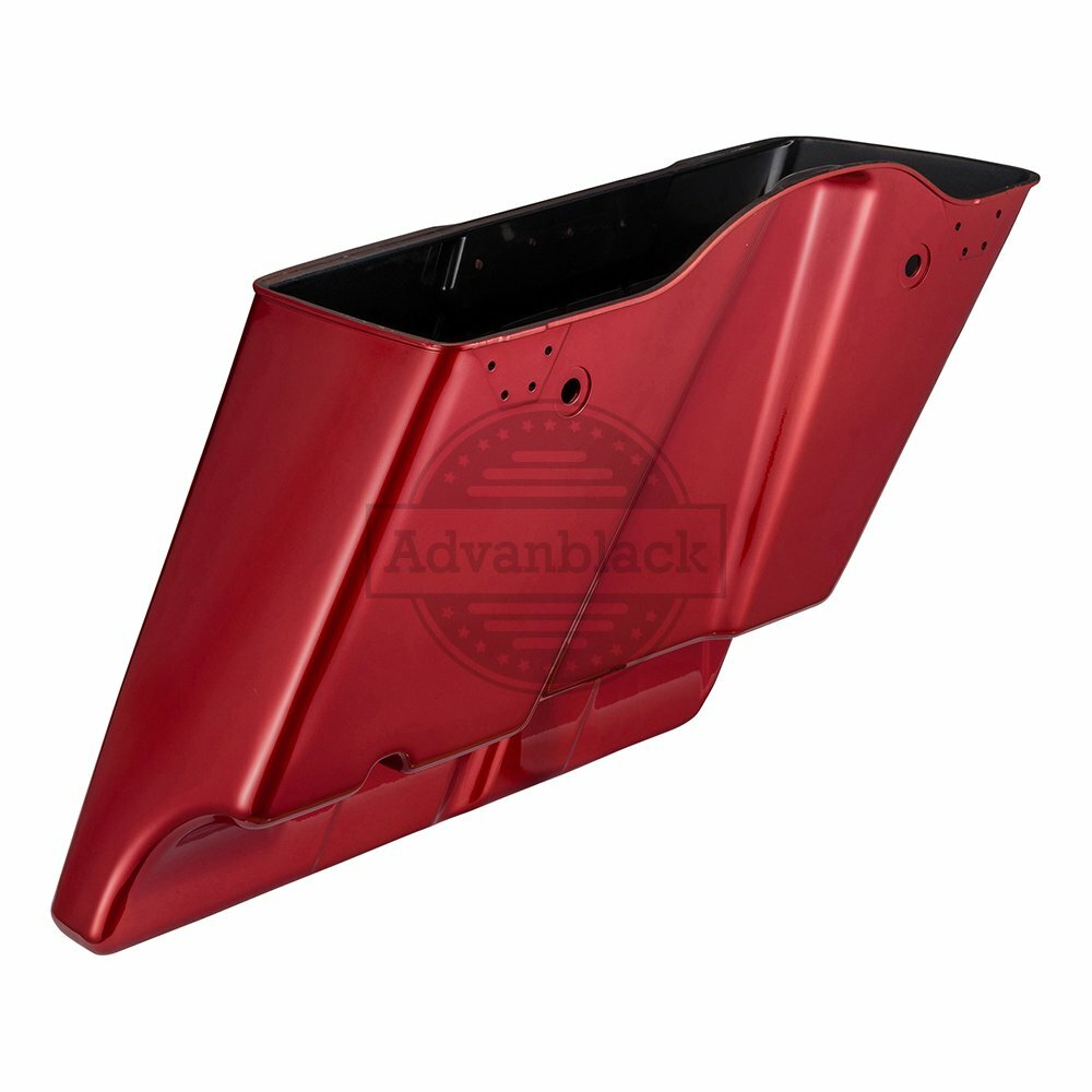 Candy Orange Stretched Saddlebags Bottom For 93-13 Harley Candy Orange Stretched Saddlebags Bottom For 93-13 Harley