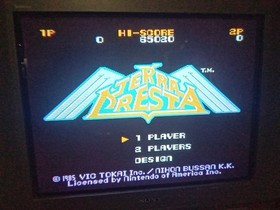 CIB Terra Cresta (Nintendo Entertainment System NES, 1990) Complete *TESTED*