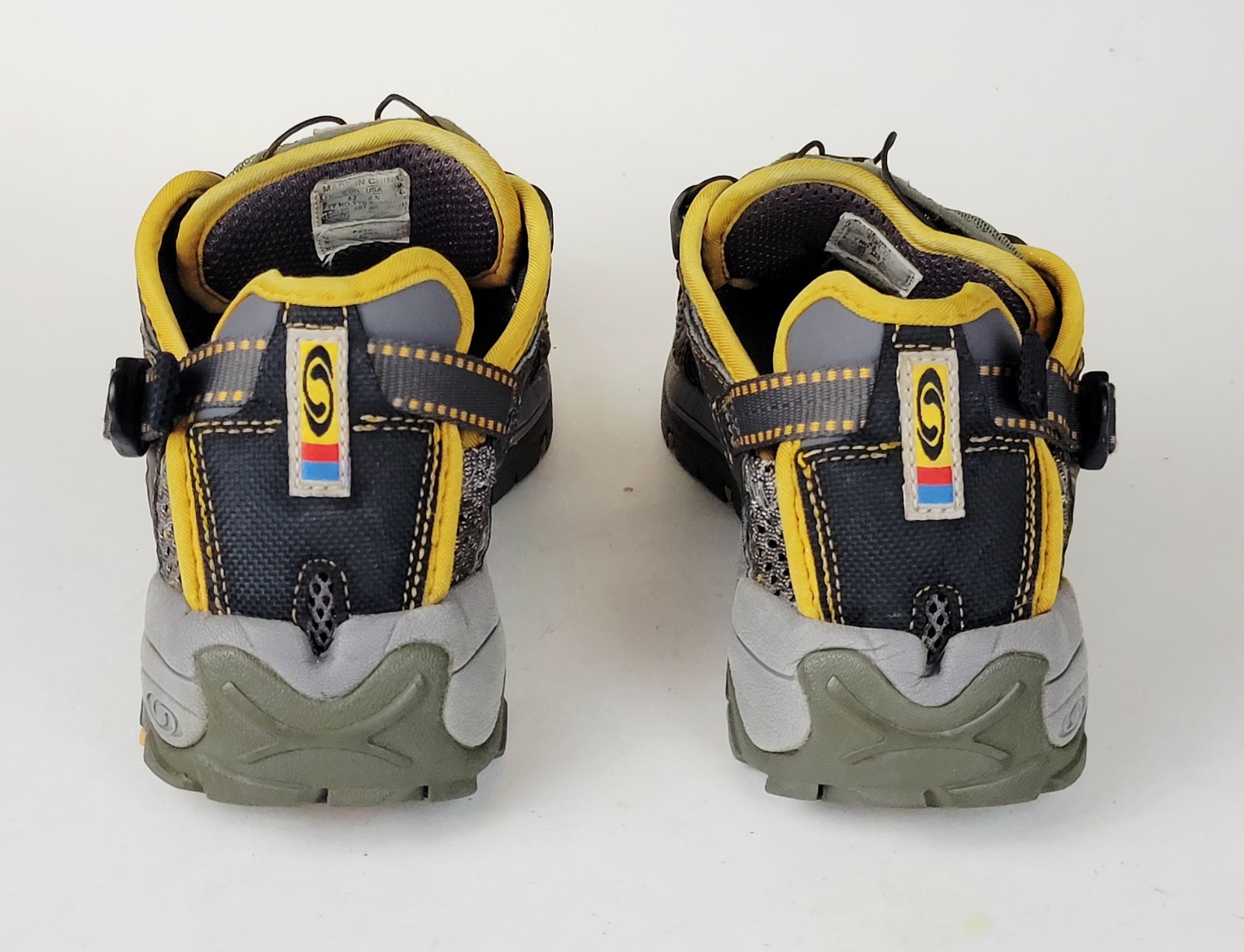 Scarpe da trail Salomon Tech Amphibian da uomo escursionismo acqua fuoristrada grigie taglia: 8 5