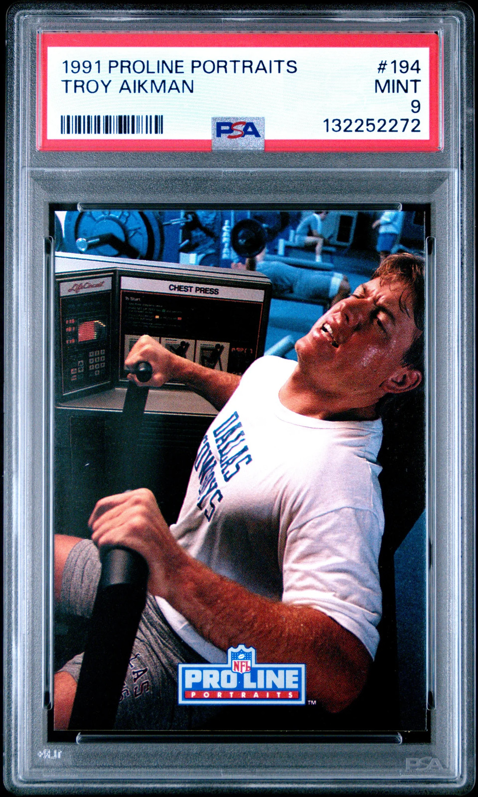 1991 Proline Portraits Troy Aikman #194 PSA 9