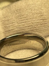 Engraving service for ring purchased from titanium_knights