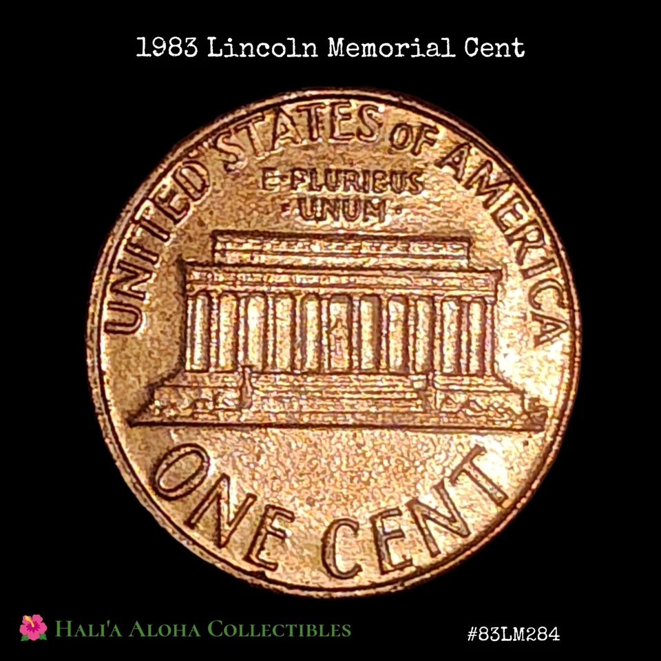 💠🪙💠AU 1983 Doubled Die Reverse (DDR) Lincoln Cent - Image 2 of 4