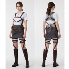 Attack on titan cosplay costume shingeki no kyojin recon corps mikasa ackerman h