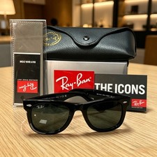 Ray-Ban RB2140 Wayfarer Classic Sunglasses Sunglass Black Frame Gray Lens 50mm