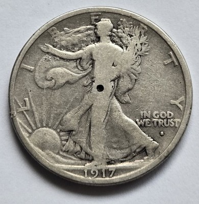 1917 Walking Liberty Half Dollar 50c - ''Good Coin''