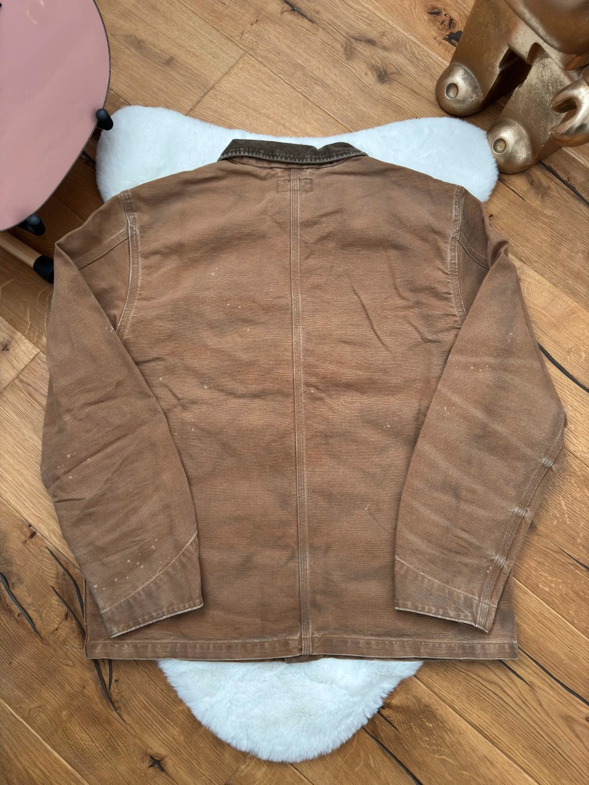 Polo Ralph Lauren Men’s Brown Sportsman Work Utility Dog Jacket Canvas XL Bnwt image 14