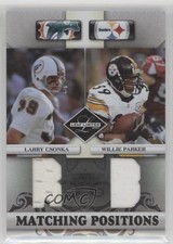2007 Leaf Limited Matching Positions 74/100 Larry Csonka Willie Parker HOF s7f