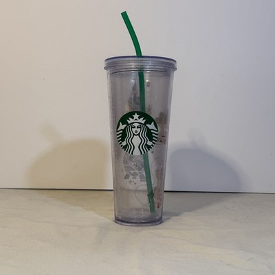 Starbucks 2020 Disney World 4 Parks Icons Map Acrylic Cold Tumbler 24 oz WDW