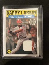 Barry Larkin 2021  Topps Series 2 1986  All-Star 35th Game-Used Bat Relic Reds