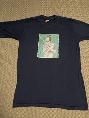 Rare Vintage 70s John Belushi Samurai Warrior SNL T Shirt Blue T Plus Tag