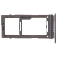 Compatible SD Card SIM Tray for Samsung Galaxy S10 / S10e / Plus Black