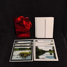 Photo Notecards Handmade St Croix River Trego WI Set of 6 Blank Inside Thank You