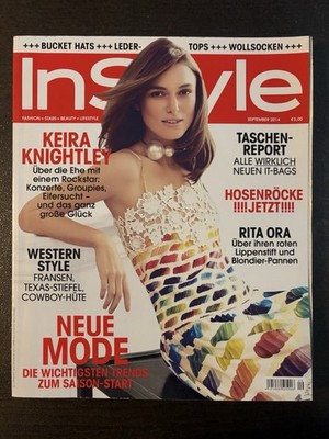 InStyle Magazin / September 2014 - Keira Knightley, Scarlett Johansson - Top!
