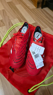 adidas Predator Elite FT FG Nocken-Fußballschuhe Rasen Schnürung Rot/Weiß 44