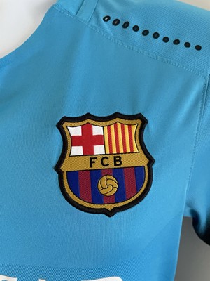 Barcelona Fc Nike Player Issue 2015/2016 Third Shirt Mens Size