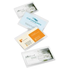Office Depot Clear Laminator Pouches 2 Pack Protects Business Cards Documents