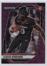 2025 Panini Prizm Draft Picks Purple Wave Prizm Xzavier Henderson #15 3n1