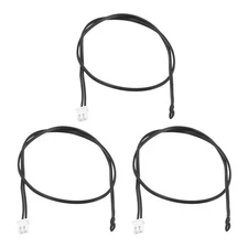 3 Pcs 50K NTC Thermal Sensor Probe,Epoxy Temp Sensor Probe 15.7 Inch