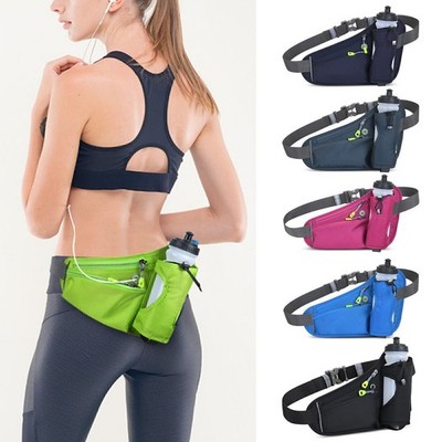 Sport Gürteltasche Bauch Hüfttasche Lauf Jogger mit Trink Flasche Halter  ··