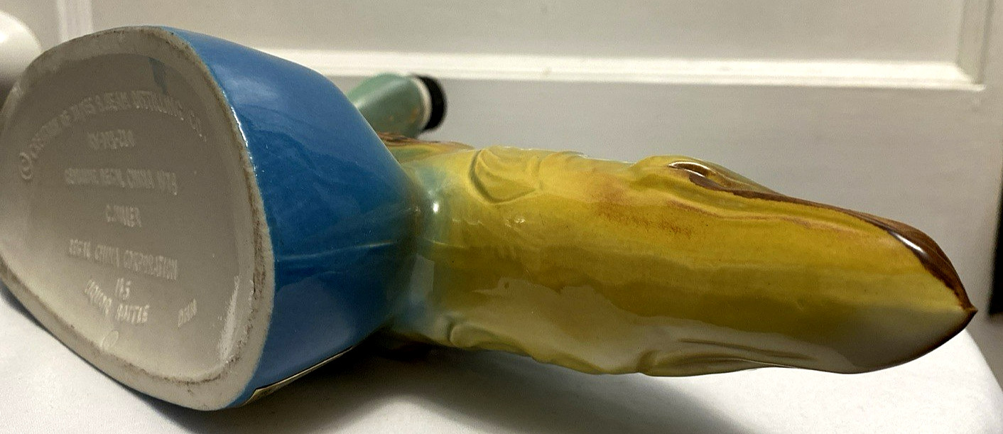 1978 Jim Beam National Fresh Water Fishing Northern Pike Decanter Empty