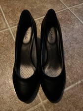 Life Stride Soft System Womens Pumps Size 9M Black Comfort Dress Shoes