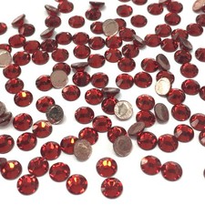 Indian Siam 327 red Swarovski 2078 / 2038 Crystal Flatbacks HOTFIX iron-on