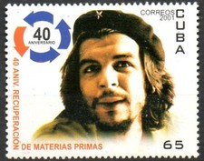 sCUBA Sc# 4165  ERNESTO CHE GUEVARA raw materials recovery  2001 MNH