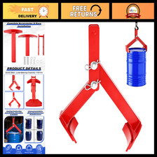 Heavy Duty Vertical Drum Lifter 55 Gallon, 1100 Lbs Capacity, Hydraulic Barrel G