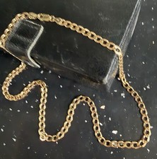 9ct Diamond Cut Curb Chain 20 Inch 4.5mm 12g