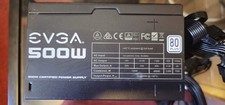 EVGA 500W ATX Power Supply 80 Plus Certified, 24 Pin, PCIe, 1 Fan