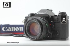 Near MINT Canon AE-1 P PROGRAM 35mm SLR Camera New FD 50mm f1.4 Lens JAPAN