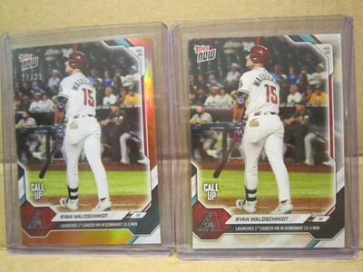 Ryan Waldschmidt 2026 Topps Now #478 Orange 20/25 + Base Call Up
