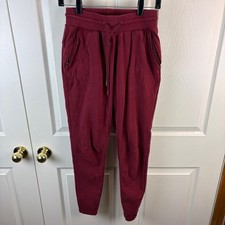 Alphalete Joggers Burgundy Small S Athletic Women's Activewear