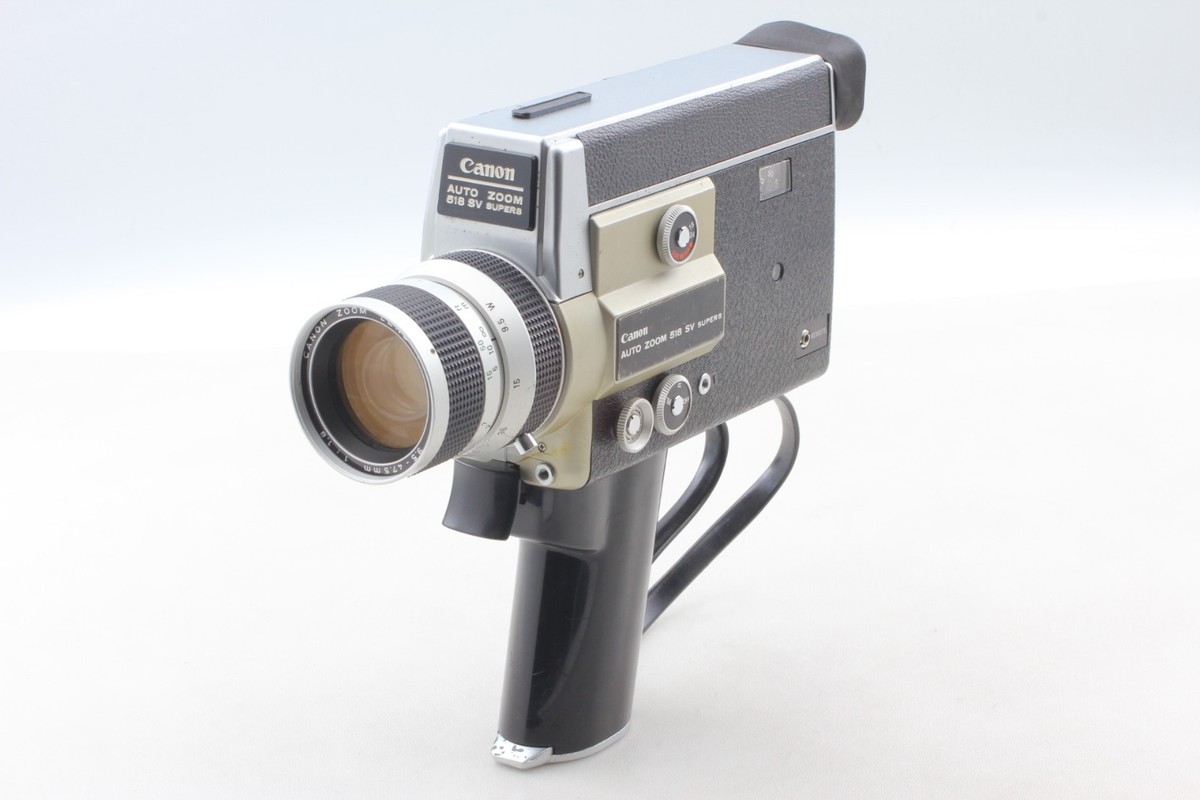 ＜動作品＞Canon auto zoom 518 SV super8 8ミリ Tested [ NEAR MINT ] Canon Auto Zoom 518 SV Super 8 Movie Camera