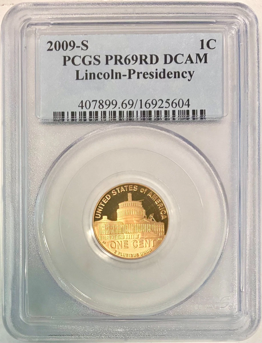 PCGS Certified PR 69 Graded Lincoln Bicentennial US Small Cents