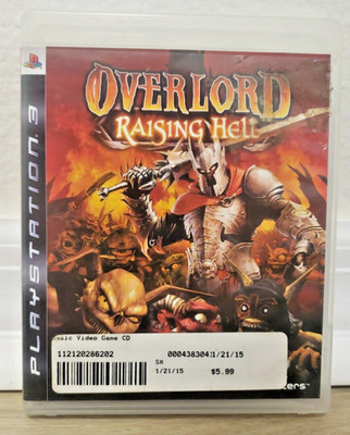 Overlord: Raising Hell (Sony PlayStation 3, 2008) UNTESTED