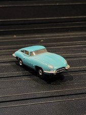 Vintage Aurora T-Jet Turquoise Jaguar XKE 1358