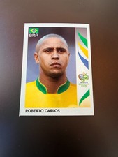 2006 Panini World Cup Sticker Brazil ROBERTO CARLOS #385- Pack Fresh