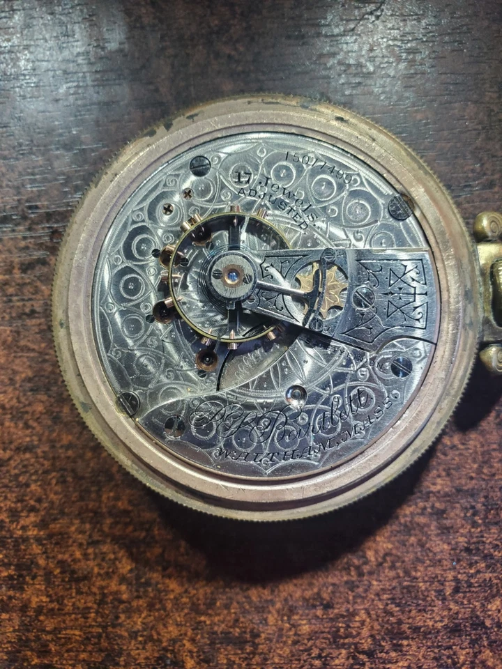Waltham 1890s P.S. Bartlett Model 1883 Pocket Watch 18s/17j. #15077499 works - Image 2 of 3