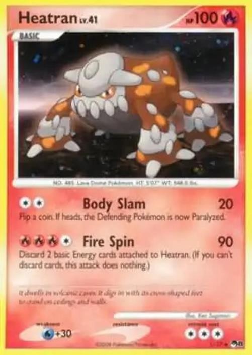 Heatran - 1/17 - Pokemon Pop Series 8 Non-Holo Card NM