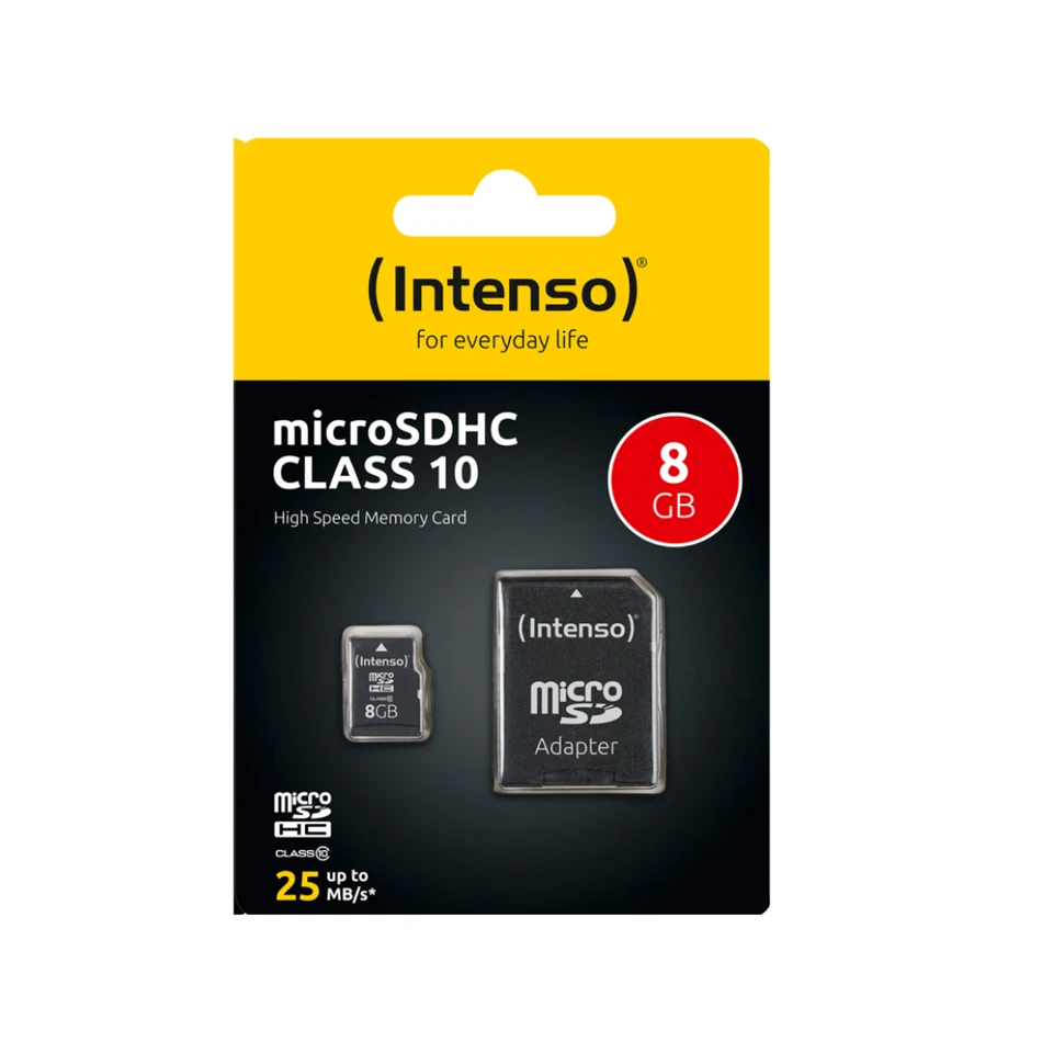 Intenso microSD Karte 4–128GB Class 10 SDXC Adapter Handy Tablet Speicherkarte - Bild 3 von 4
