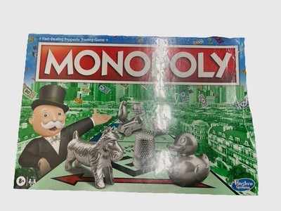 Monopoly Classic Board Game Hasbro Family Night 2-6 Players Ages 8+ Open Box Set